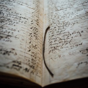 Rechnungsbücher im Archiv St. Peter, 18. Jh. © Michael Brauer