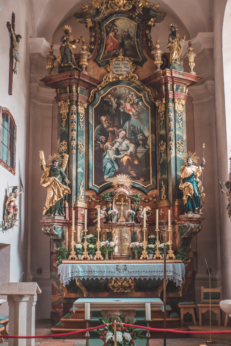 Pfarrkirche Annaberg Innenansicht © Michael Rieß