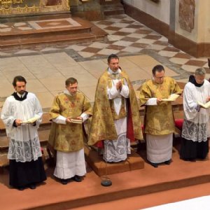 Bei der Pontifikalvesper © Erzabtei