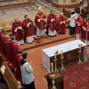 Beim Pontifikalamt © Erzabtei