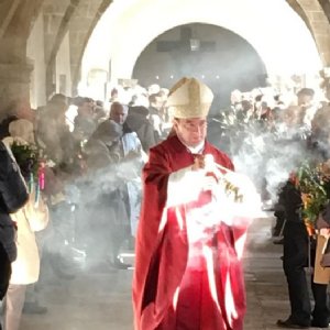 Palmsonntag: Segnung der Palmbuschen © Erzabtei