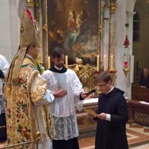 Verlesen der Professurkunde © Erzabtei