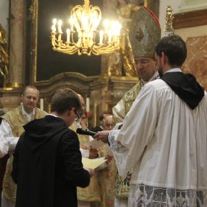 Verlesen der Professurkunde © Erzabtei