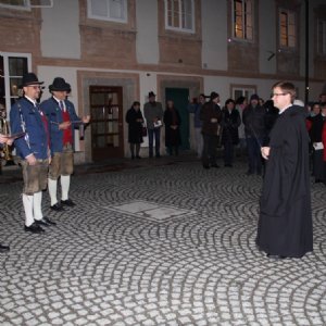 Frater Jakob schwingt den Taktstock © Erzabtei