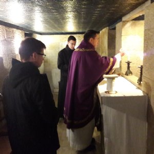 Hl. Messe im Johannesoratorium (Montecassino) © Erzabtei