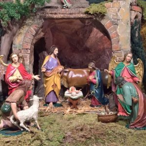 Krippe in der Stiftskirche © Erzabtei