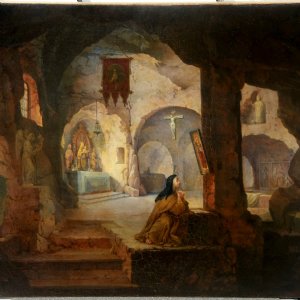 Maximuskapelle, Georg Pezolt, 1860, M 700 © Kunstsammlungen der Erzabtei St. Peter