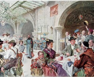 Peterskeller in Salzburg, Thomas Ethofer, 1910, G 1225 © Kunstsammlungen der Erzabtei St. Peter