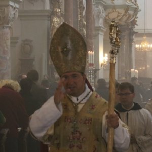 Segen des Erzabtes © Erzabtei