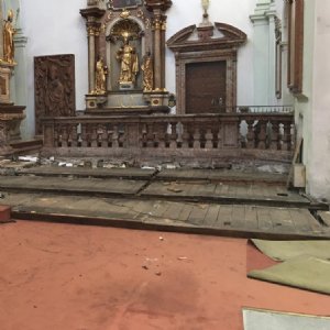 27.09.2018 Ausgebautes Chorgestühl © Erzabtei