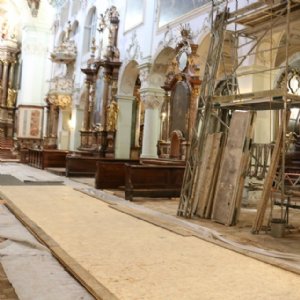 28.09.2018 Blick in die Kirche © Erzabtei