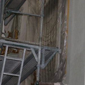 06.10.2018 Die Chororgel wird eingepackt © Erzabtei