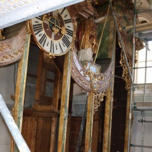 13.10.2018 Das leere Orgelprospekt © Erzabtei