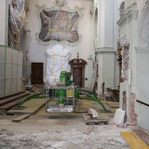 20.10.2018 Hebebühne für Arbeiten in der Höhe © Erzabtei