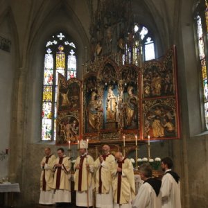 Beim Pontifikalamt © Erzabtei