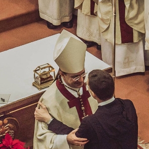 Februar: Zeitliche Profess von fr. Placidus © Michael Rieß