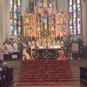 Dezember: Weihnachten - Erstmals feierten wir Gemeinsam mit den Schwestern Weihnachten. © Erzabtei