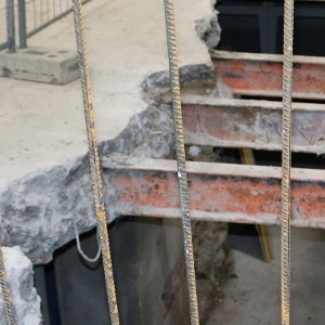 23.03.2019 - Decke über der Krypta wird abgebaut. © Erzabtei