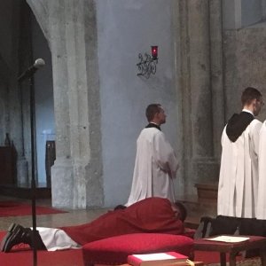 Beginn der Karfreitagsliturgie © Erzabtei
