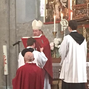 Am Ende des Gottesdienstes © Erzabtei