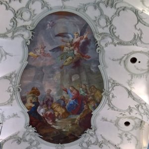 18.06.2019 - Decke des Hauptschiffs wird wieder sichtbar - Schon mal gute aussichten... © Erzabtei