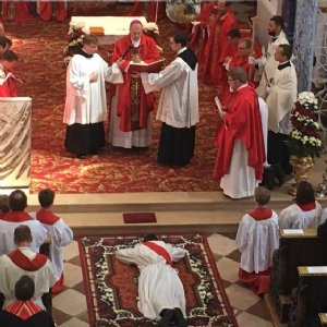 Bei der Allerheiligenlitanei © Erzabtei