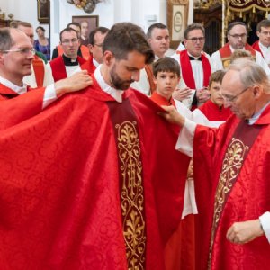 Anziehen des Gewandes © Erzabtei