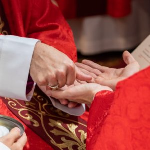 Salbung der Hände © Erzabtei