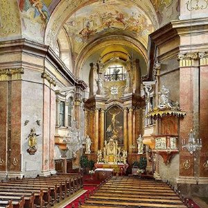 Innenansicht der Pfarrkirche Groß-Siegharts