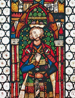 Herzog Leopold VI, der Heilige, im Laxenburger Fenster