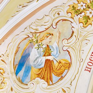 Pfarrkirche zum hl. Laurentius: Die Verkündigung des Engels / Engel
