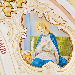 Pfarrkirche zum hl. Laurentius: Die Verkündigung des Engels / Maria