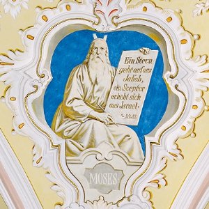 Pfarrkirche zum hl. Laurentius: Deckengemälde Mose
