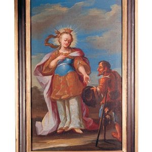 Pfarrkirche St. Elisabeth: Barockes Bild der hl. Elisabeth