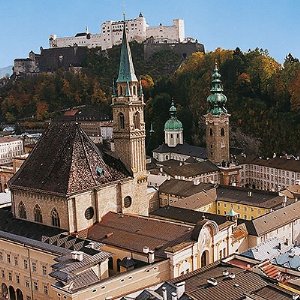 Blick von Nordwesten zur Franziskanerkirche