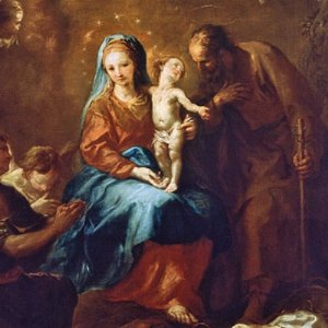 Altarbild: Hl. Familie von Martin Johann Schmidt