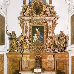 Der Seitenaltar der Maria Trost Bruderschaft