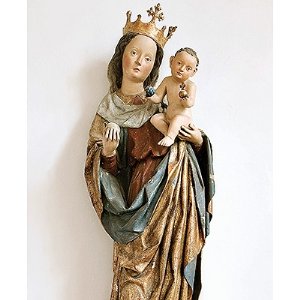 Spätgotische Madonna, um 1460