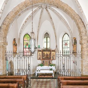 Blick in den Altarraum der Katharinenkirche