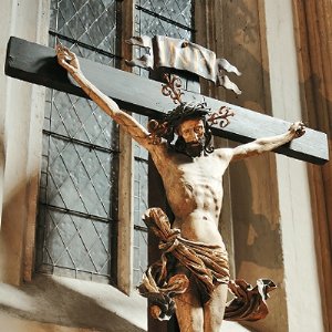 Christus am Kreuz, in der Kreuzkapelle, um 1510/15