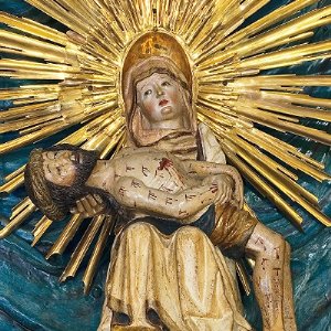 Gotische Pieta, um 1435/45, in der Vesperbildkapelle