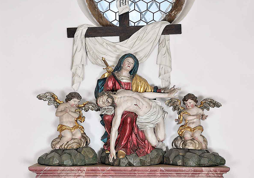 Pietà, Figurengruppe von Paul Mödlhammer