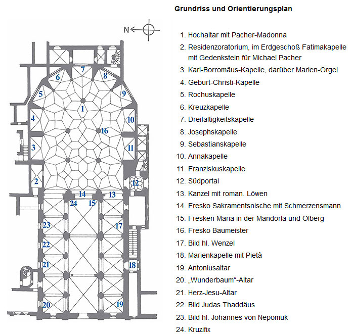 Grundriss und Orientierungsplan