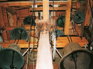 Blick in den Glockenstuhl