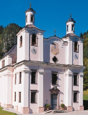 Die Fassade der Wallfahrtskirche