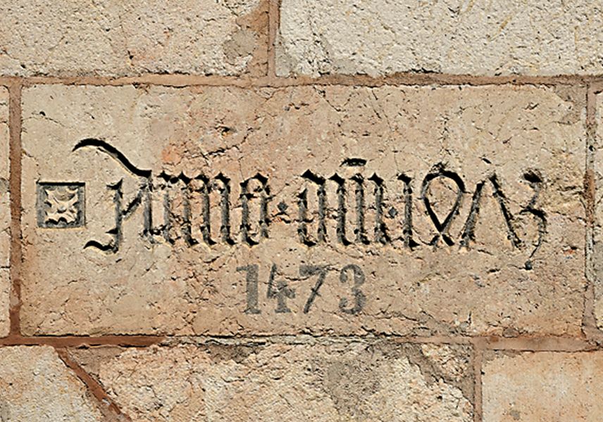 Steininschrift von 1473