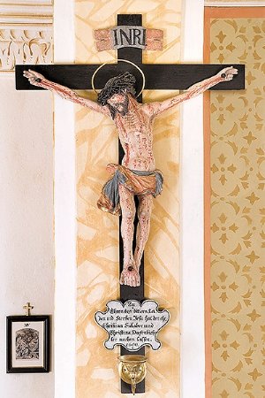Kapelle zum Hl. Kreuz in Pennindoerfl: Kruzifix um 1600