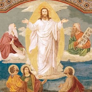 Wandbild: Verklärung Christi