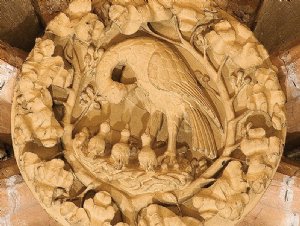 Schlussstein, Eucharistischer Pelikan