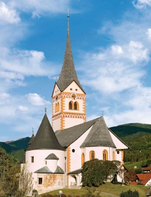 Kirchenführer Kammersberg St. Peter: Pfarrkirche zum hl. Petrus (St. Peter am Kammersberg)  &copy; Verlag St. Peter
